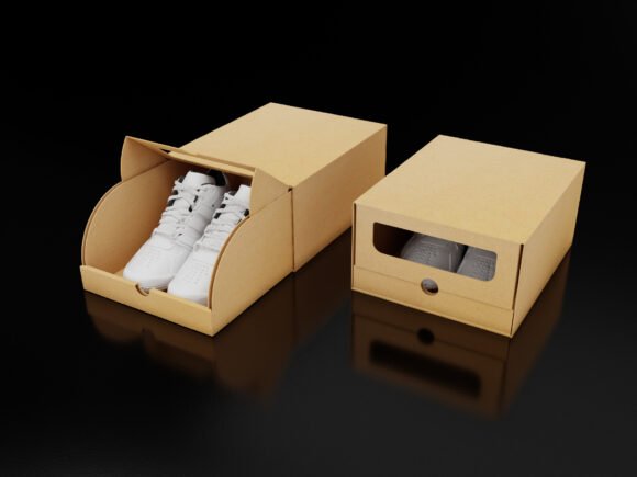 side closure shoe box